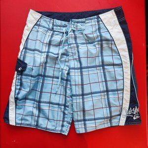 Quiksilver board short blue men's size 34